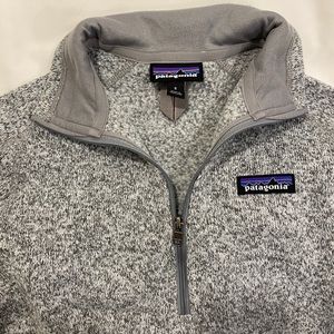 Patagonia Heather Grey Quarter Zip